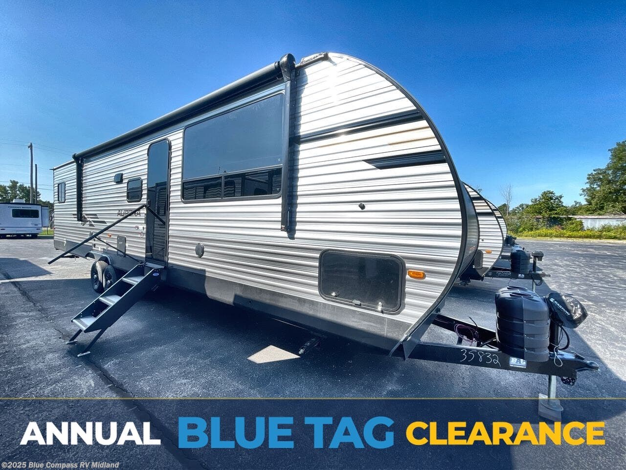 New 2026 Forest River Aurora 34BHTS (2 Queen Beds) available in Midland, Michigan