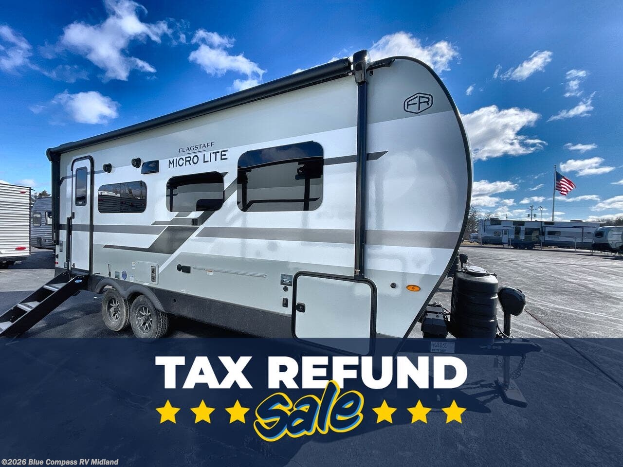 New 2026 Forest River Flagstaff Micro Lite 22FBS available in Midland, Michigan