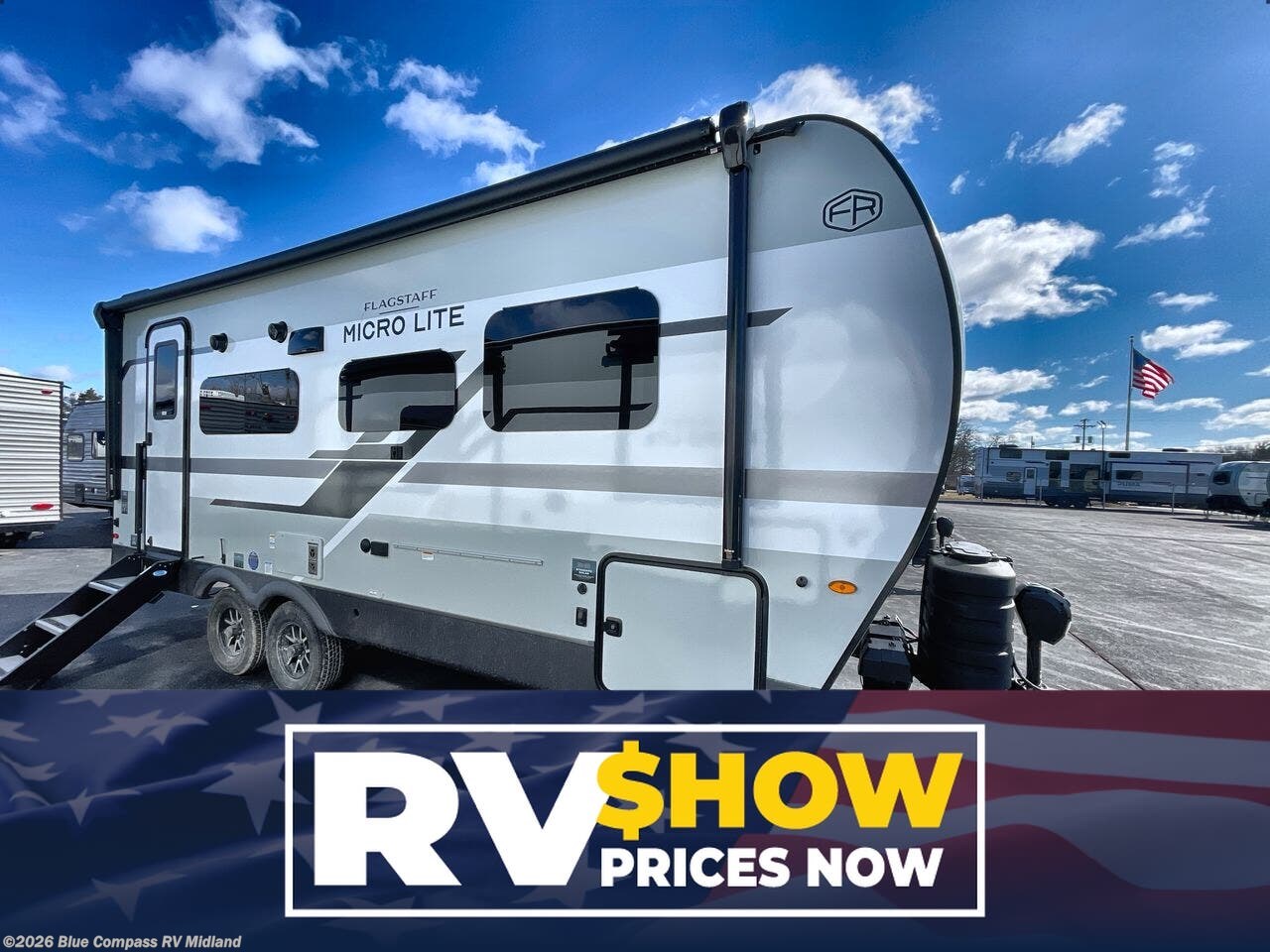 New 2026 Forest River Flagstaff Micro Lite 22FBS available in Midland, Michigan