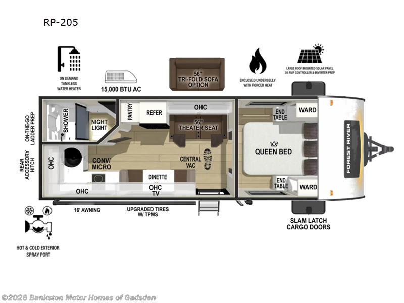 New 2026 Forest River  R Pod RP-205 available in Attalla, Alabama