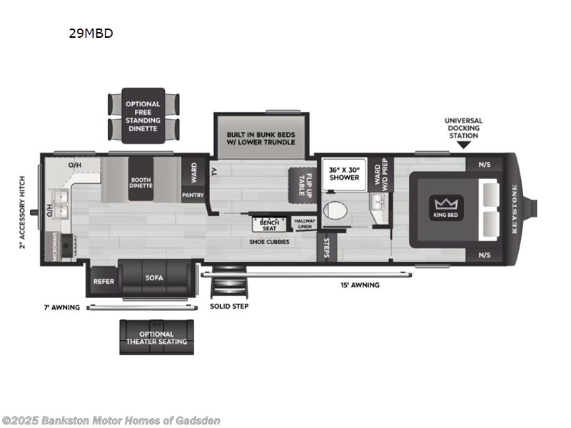 New 2026 Keystone Cougar Half-Ton 29MBD available in Attalla, Alabama