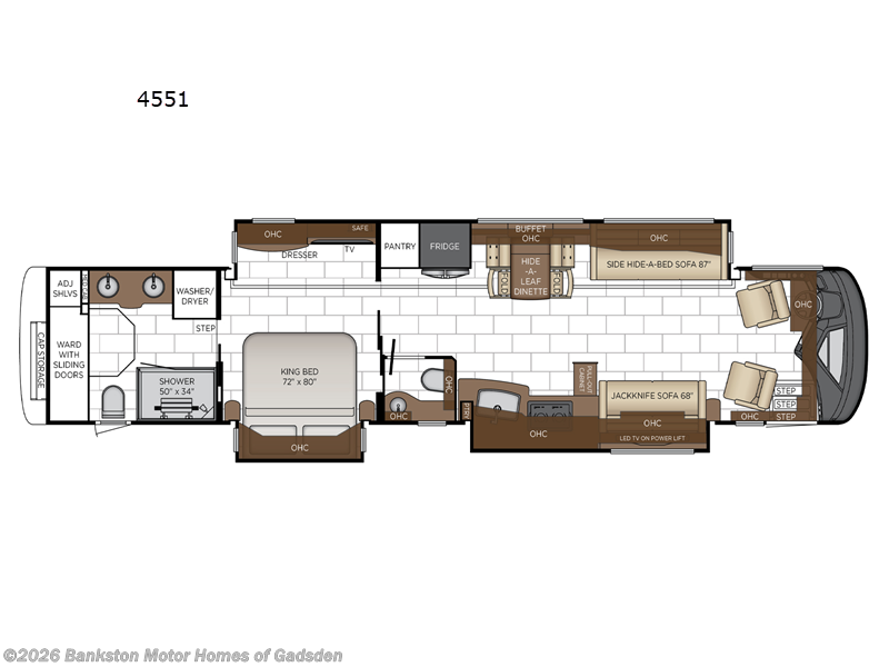 New 2026 Newmar London Aire 4551 available in Attalla, Alabama