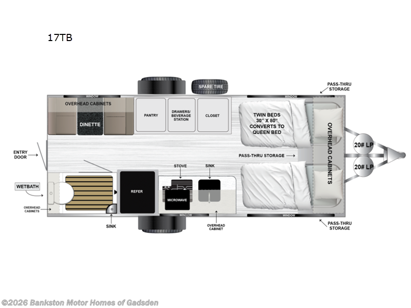 New 2026 Encore RV VENU 17TB available in Attalla, Alabama