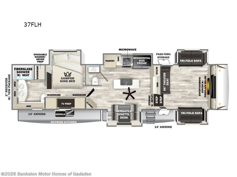 New 2026 Forest River Cherokee Sabre 37FLH available in Attalla, Alabama
