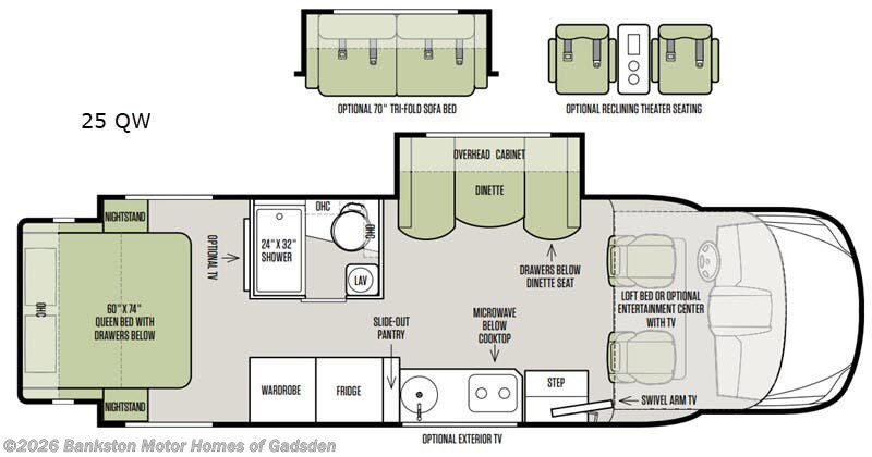 Used 2019 Tiffin Wayfarer 25 QW available in Attalla, Alabama