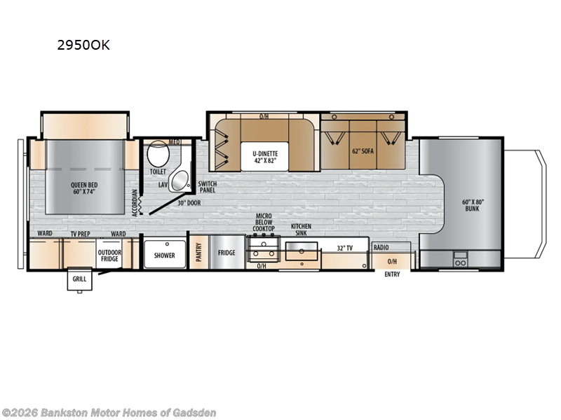 New 2026 East to West Entrada 2950OK available in Attalla, Alabama