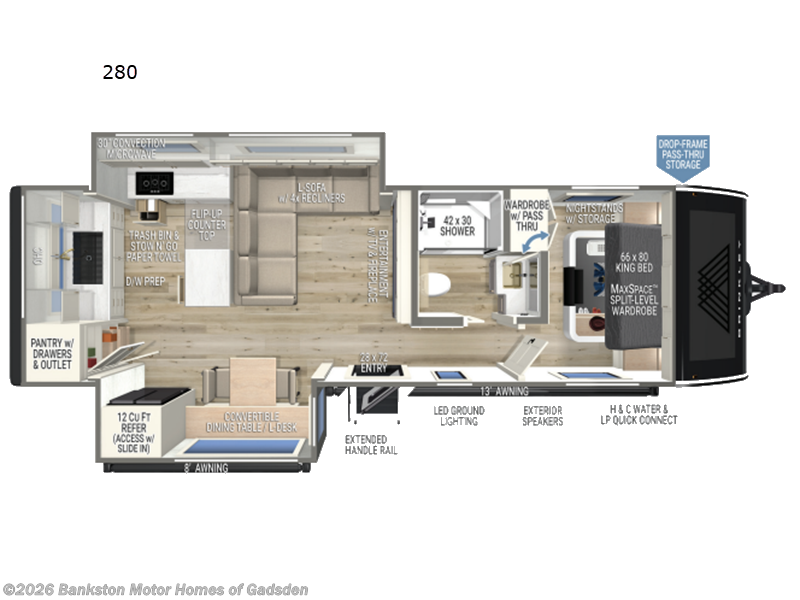 New 2026 Brinkley RV Model I 280 available in Attalla, Alabama