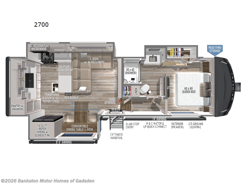 New 2026 Brinkley RV Model Z 2700 available in Attalla, Alabama