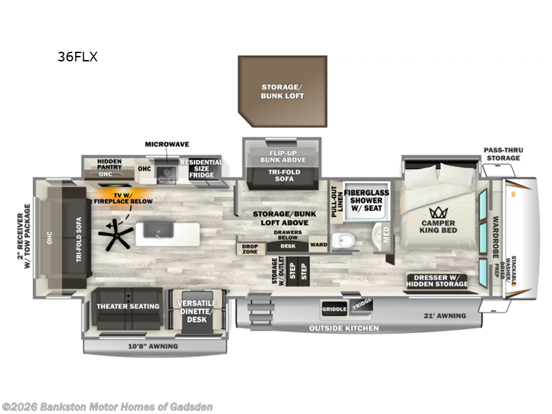 New 2026 Forest River Cherokee Sabre 36FLX available in Attalla, Alabama