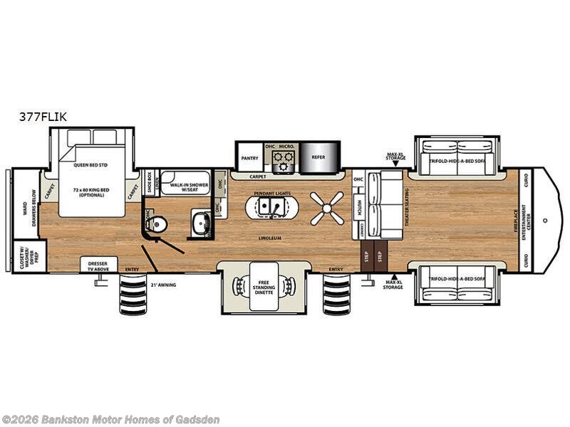 Used 2019 Forest River Sierra 377FLIK available in Attalla, Alabama