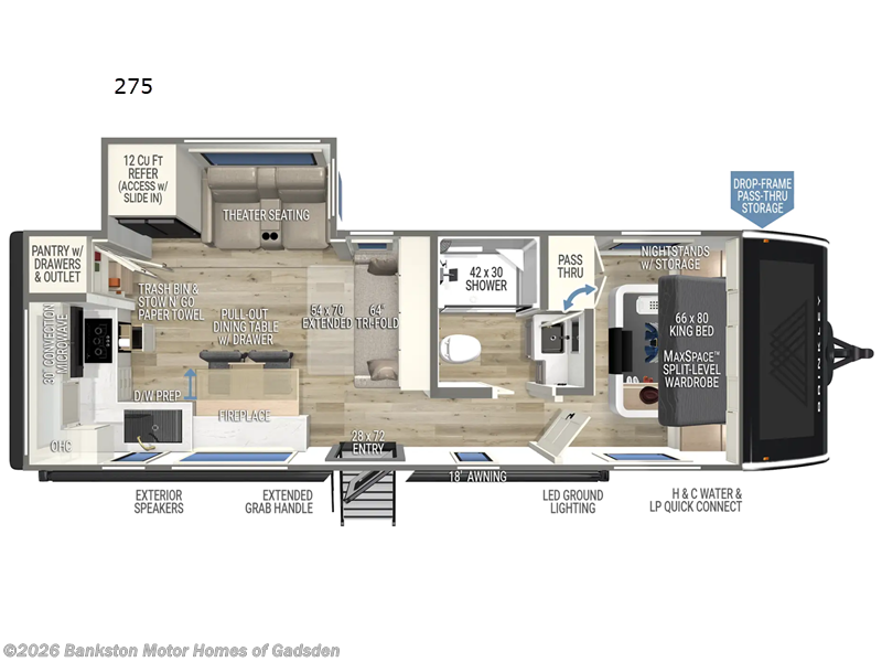 New 2026 Brinkley RV Model I 275 available in Attalla, Alabama