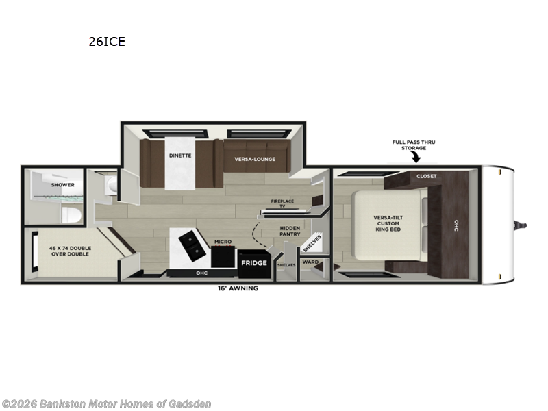 New 2026 Forest River Wildwood X-Lite 26ICE available in Attalla, Alabama