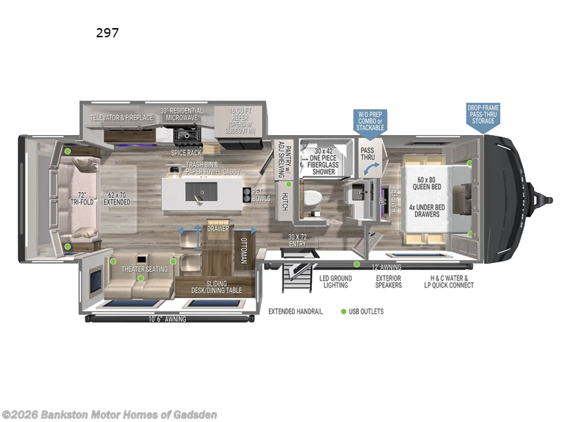 New 2027 Brinkley RV Model Z AIR 297 available in Attalla, Alabama