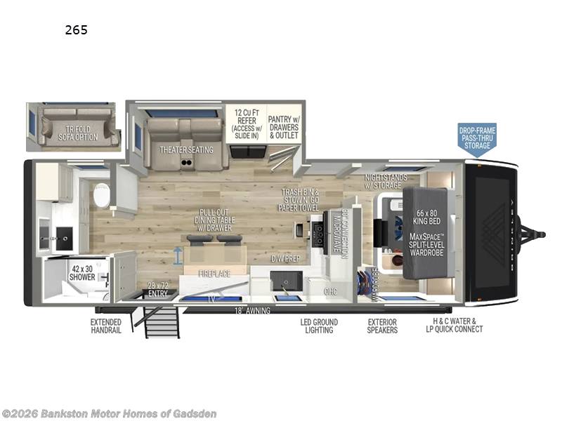 New 2027 Brinkley RV Model I 265 available in Attalla, Alabama