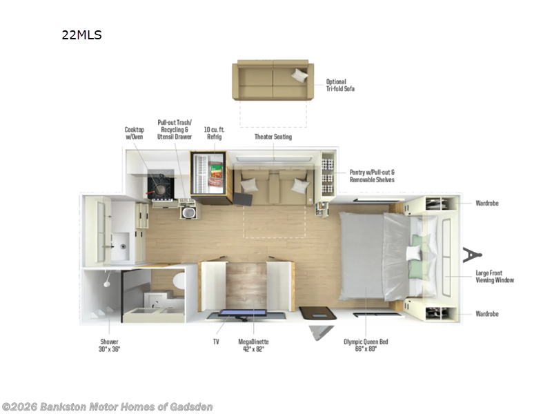 New 2027 Winnebago Thrive 22MLS available in Attalla, Alabama