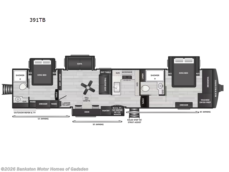 New 2027 Keystone Montana High Country 391TB available in Attalla, Alabama