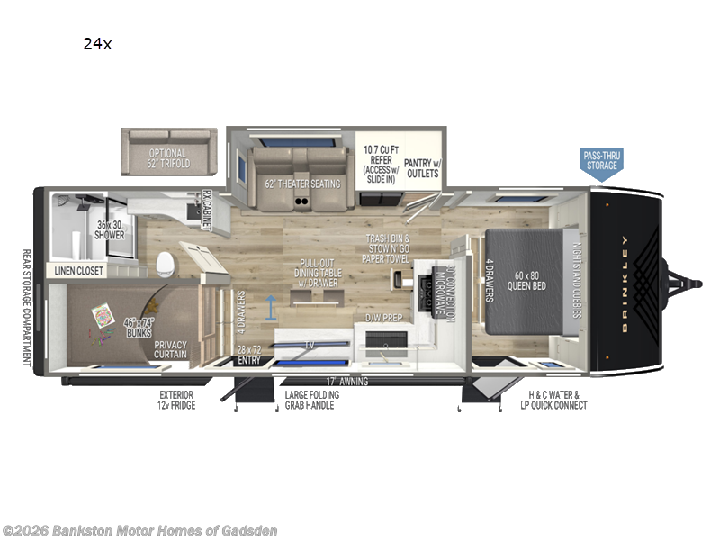 New 2027 Brinkley RV Model Ix 24x available in Attalla, Alabama