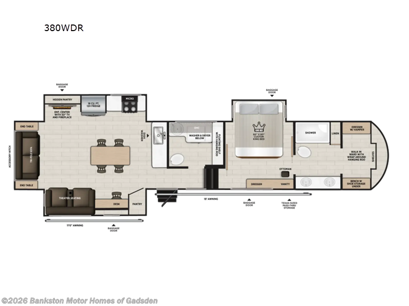New 2027 Forest River Wildwood Heritage Glen 380WDR available in Attalla, Alabama