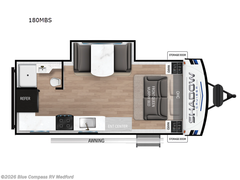 Used 2024 Cruiser RV Shadow Cruiser 180MBS available in Medford, Oregon