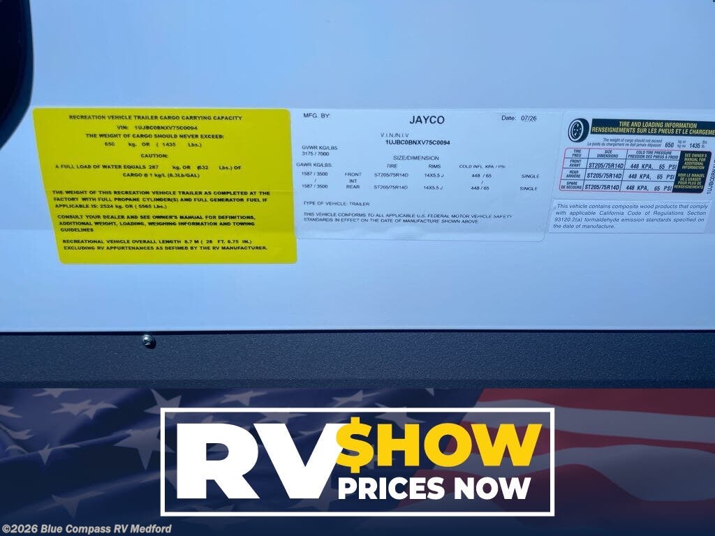 New 2027 Jayco Jay Flight 245BHSW available in Medford, Oregon