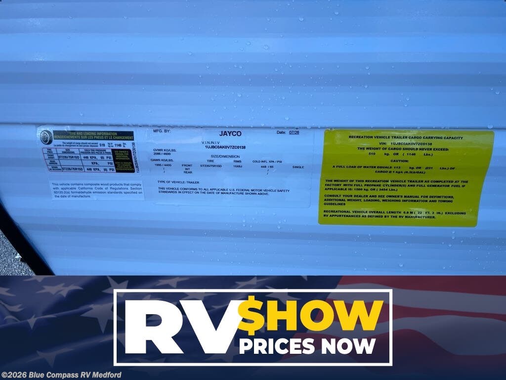 New 2027  Jayco Jay Flight 175BHW by Jayco from Blue Compass RV Medford in Medford, OR