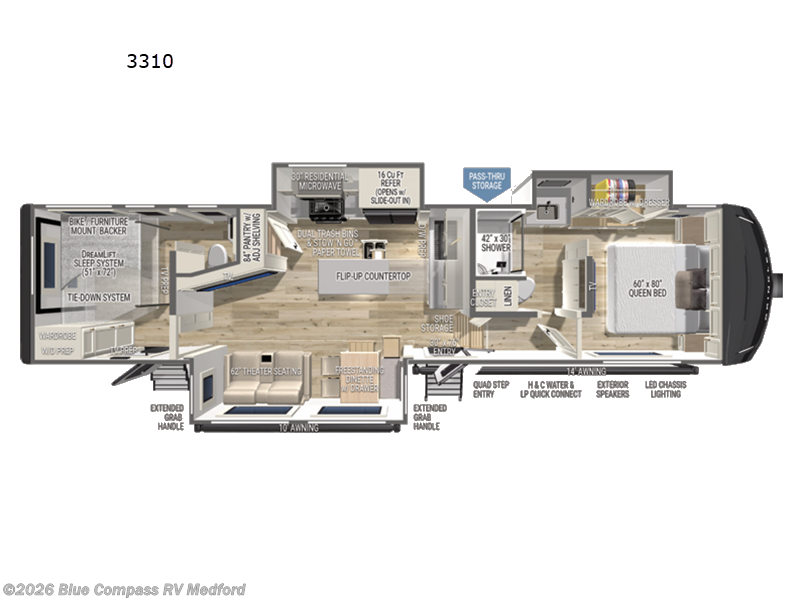 New 2027 Brinkley RV Model Z 3310 available in Medford, Oregon
