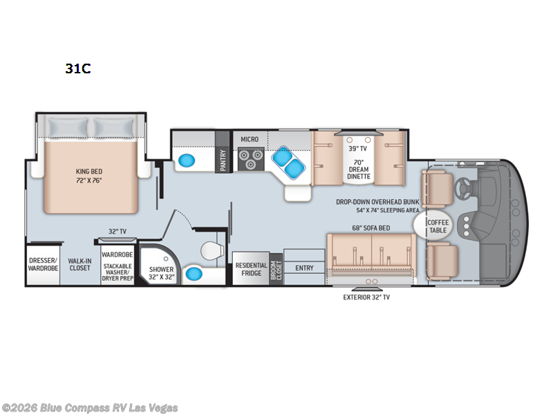 Used 2022 Thor Motor Coach Hurricane 31C available in Las Vegas, Nevada