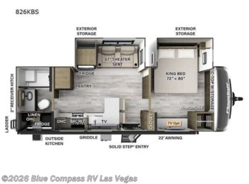 Used 2024 Forest River Flagstaff Classic 826KBS available in Las Vegas, Nevada
