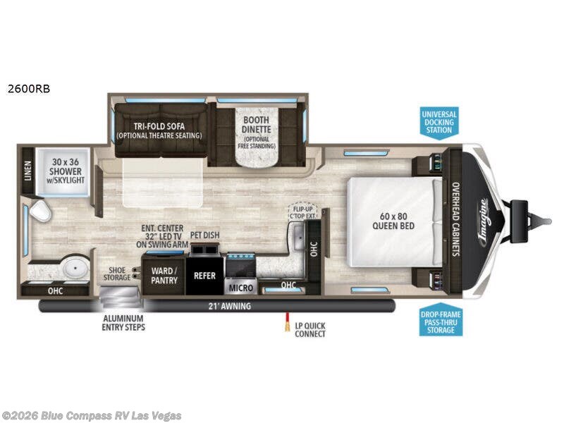 Used 2019 Grand Design Imagine 2600RB available in Las Vegas, Nevada