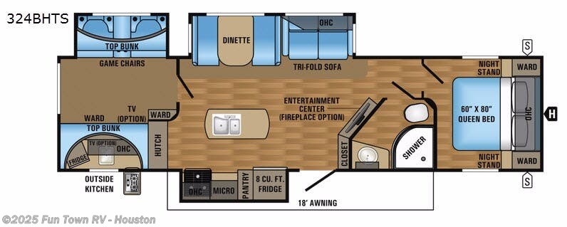 Used 2017 Jayco Eagle HT 324BHTS available in Wharton, Texas