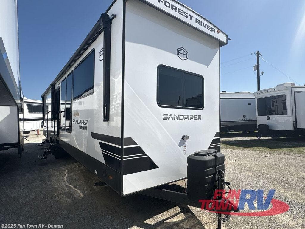 New 2025 Forest River Sandpiper Destination Trailers 421FKL available in Denton, Texas