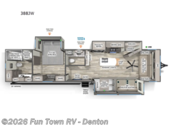 New 2025 Forest River Sandpiper 388JW available in Denton, Texas