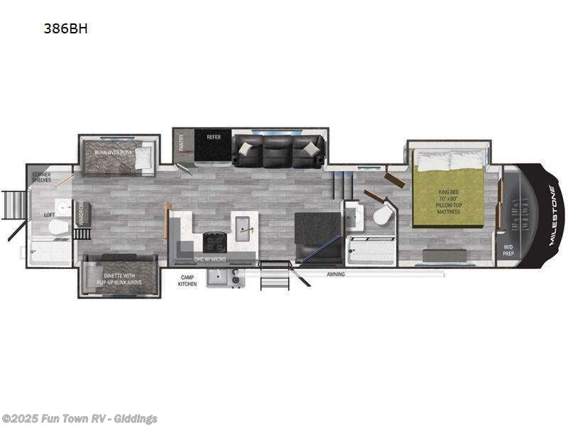 Used 2023 Heartland Milestone 386BH available in Giddings, Texas