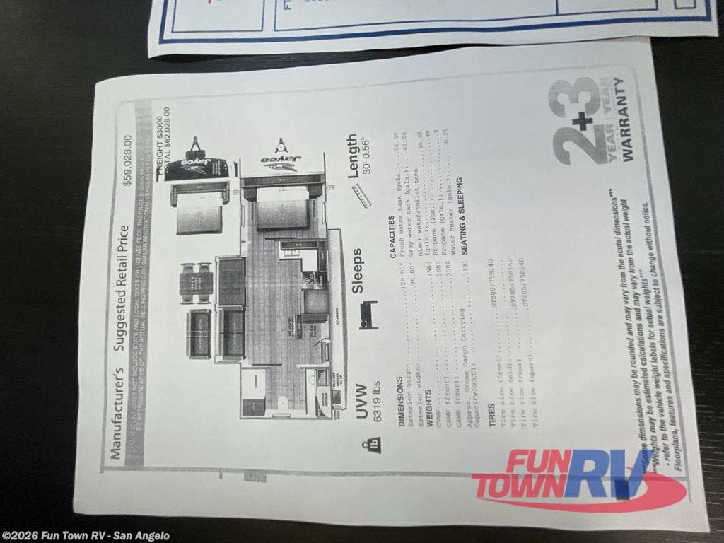 New 2026 Jayco Jay Feather 25RB available in San Angelo, Texas