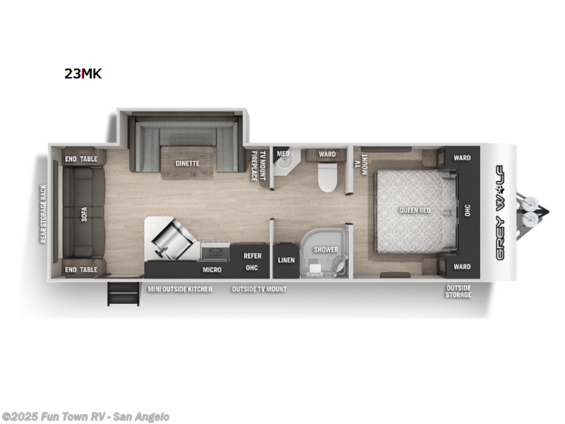Used 2022 Forest River Cherokee Grey Wolf 23MK available in San Angelo, Texas