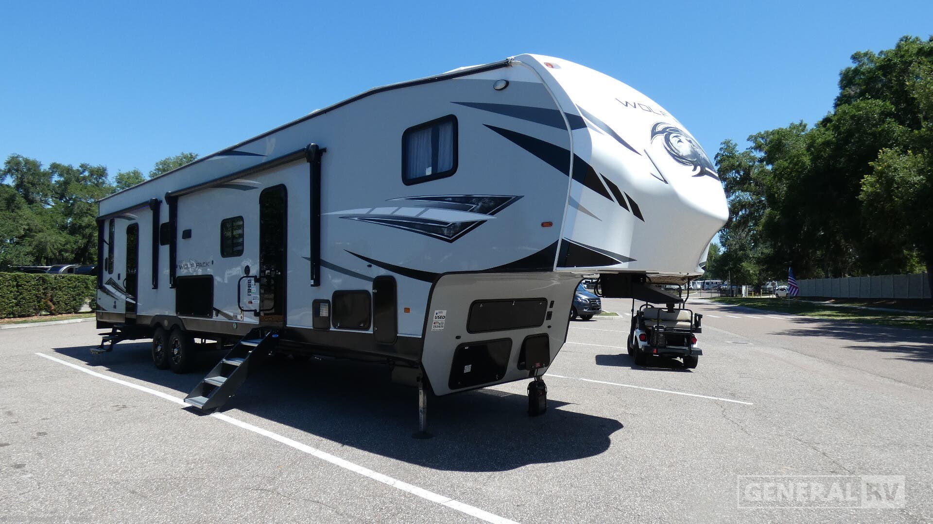 Used 2022 Forest River Cherokee Wolf Pack 365PACK16 available in Dover, Florida