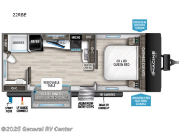New 2024 Grand Design Imagine XLS 22RBE available in Ashland, Virginia