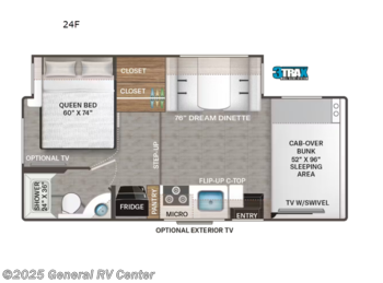 New 2024 Thor Motor Coach Chateau 24F available in Ashland, Virginia
