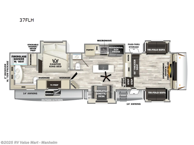 New 2026 Forest River Sabre 37FLH available in Manheim, Pennsylvania
