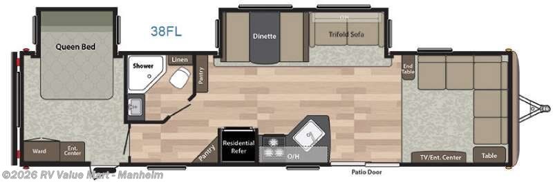 Used 2017 Keystone Springdale 38FL available in Manheim, Pennsylvania