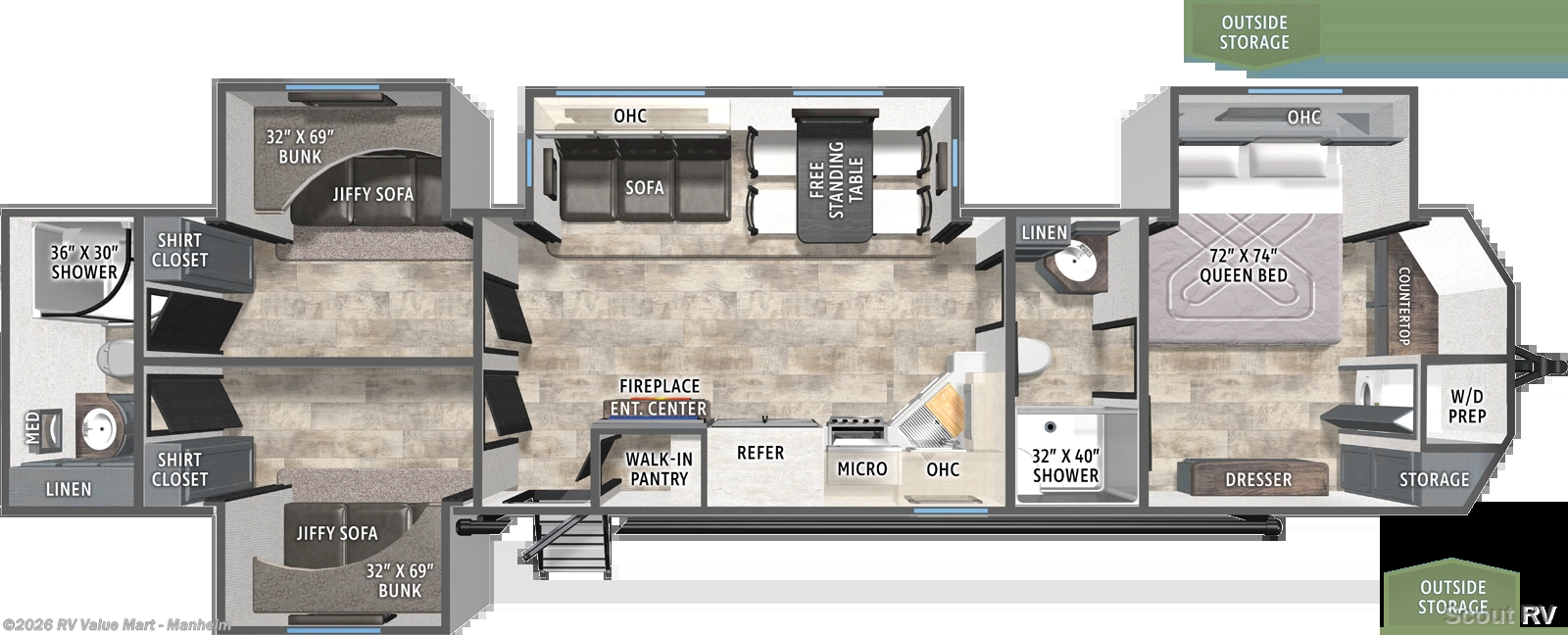 New 2027 Forest River Puma 39BHK available in Manheim, Pennsylvania