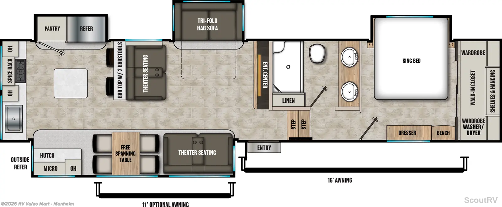 New 2027 Coachmen Brookstone 374RK available in Manheim, Pennsylvania
