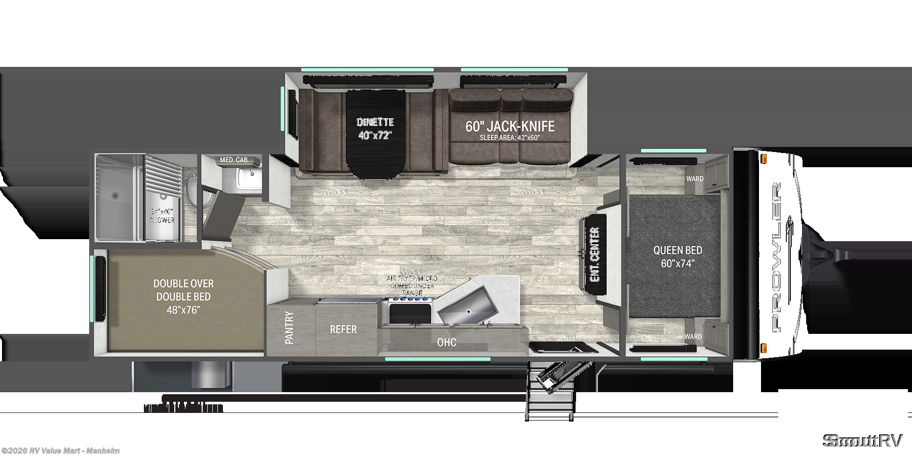 New 2027 Heartland Prowler 2602BHS available in Manheim, Pennsylvania
