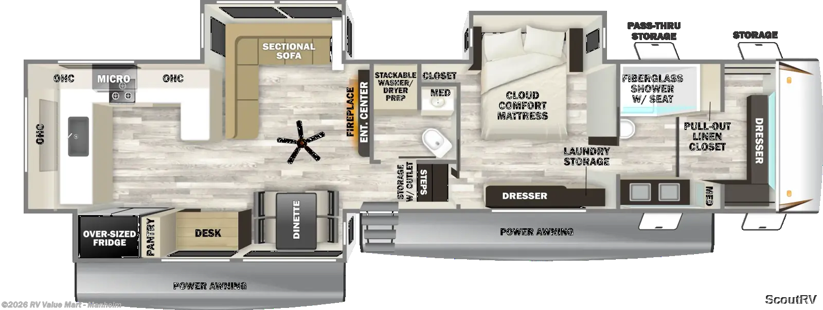 New 2027 Forest River Sabre 36EST available in Manheim, Pennsylvania