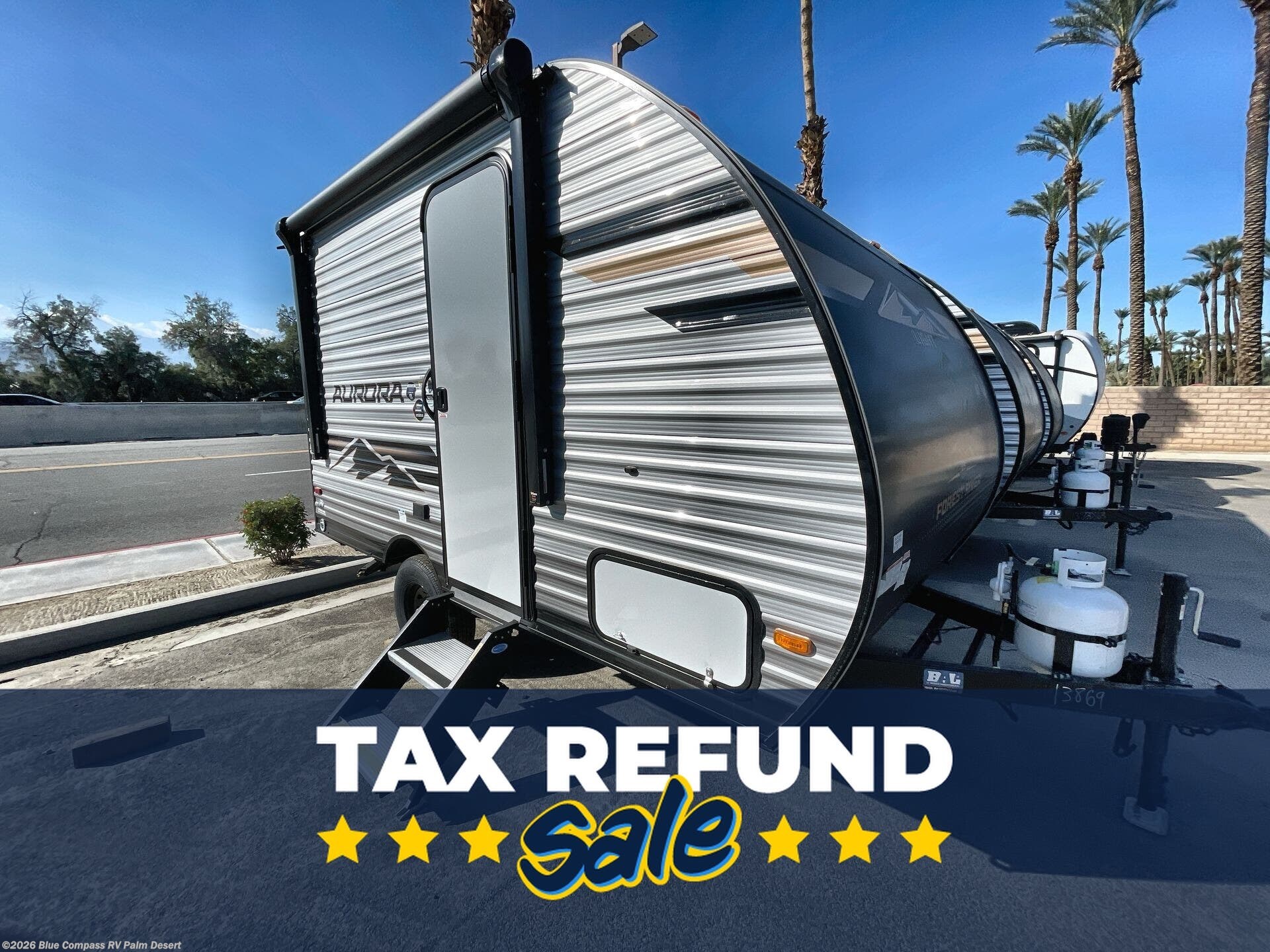 New 2026 Forest River Aurora Light 13RKX available in Palm Desert, California