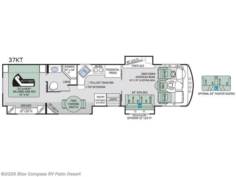 Used 2018 Thor Motor Coach Challenger 37KT available in Palm Desert, California