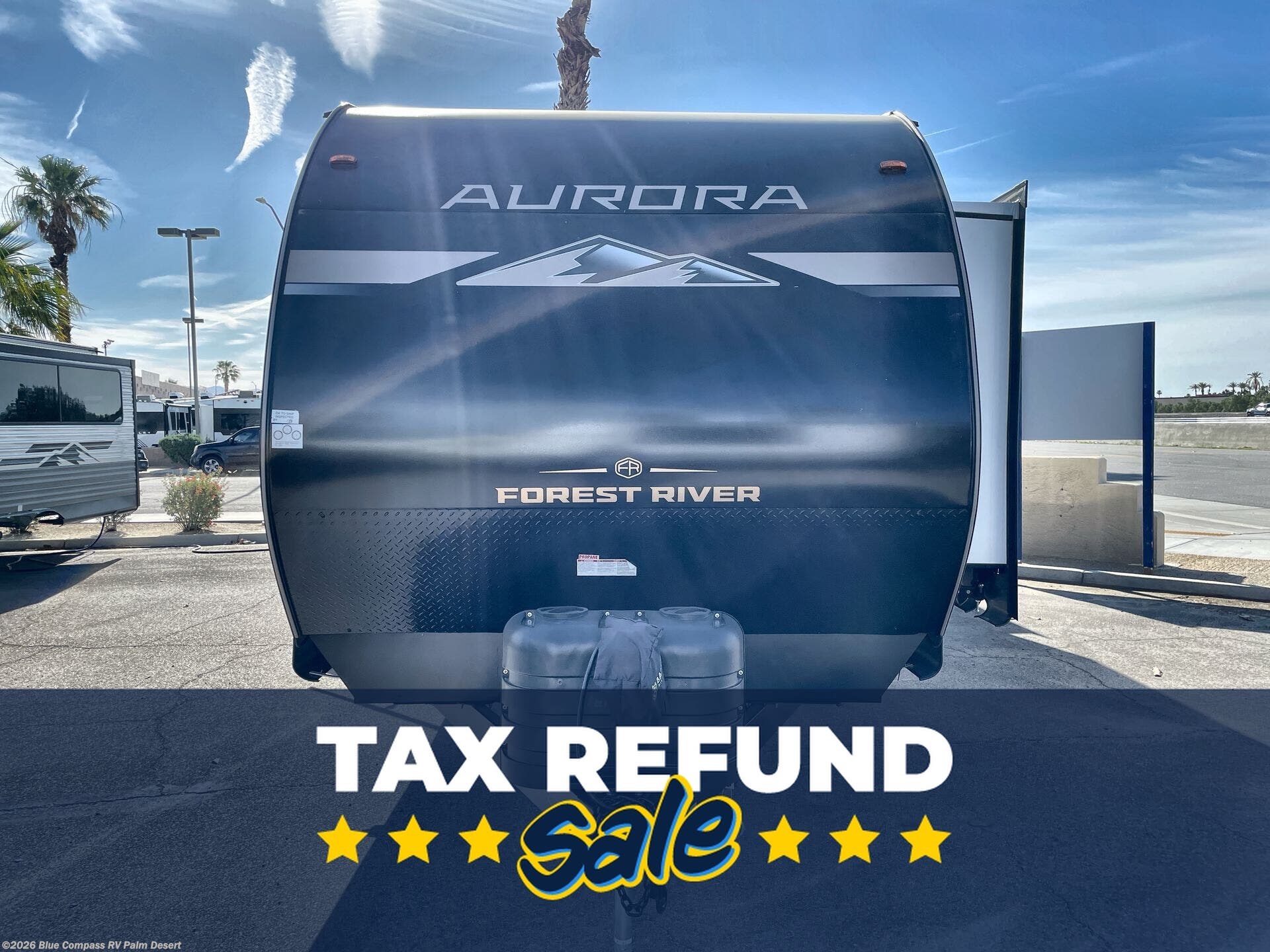 New 2026 Forest River Aurora 34BHTS (2 Queen Beds) available in Palm Desert, California