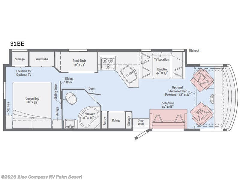Used 2017 Winnebago Vista 31BE available in Palm Desert, California