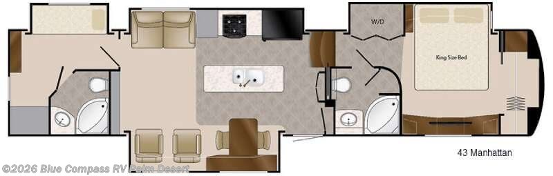Used 2016 DRV Mobile Suites 43 Manhattan available in Palm Desert, California
