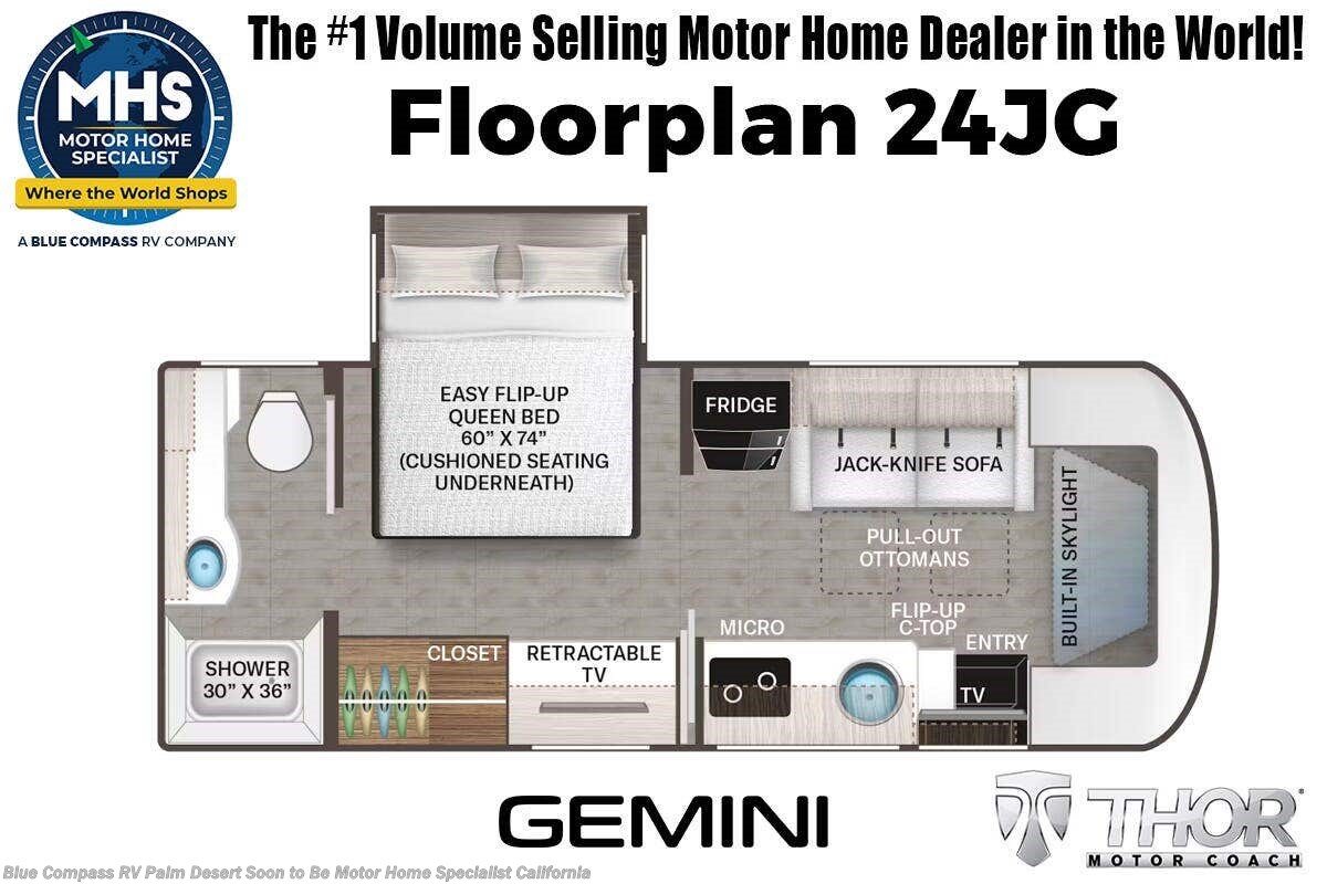 2025 Thor Motor Coach Gemini AWD 24JG